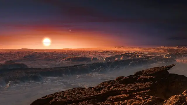 پروکسیما بی نامی سیارہ زمین سے سوا گنا (1.3) بڑا ہے اور یہ اپنے سورج سے 75 لاکھ کلو میٹر کے فاصلے پر گردش کر رہا ہے