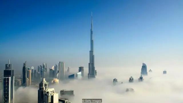 建造哈利法塔花了2200万工时。(图片来源:Getty Images)