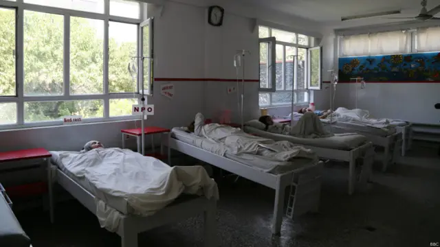 پر امریکایي پوهنتون د برید ټپیان کابل کې ایمرجنسي روغتون کې دي