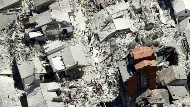 इटली में भूकंप की तबाही