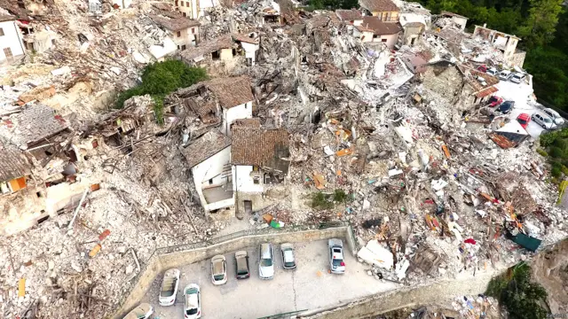 इटली में भूकंप की तबाही