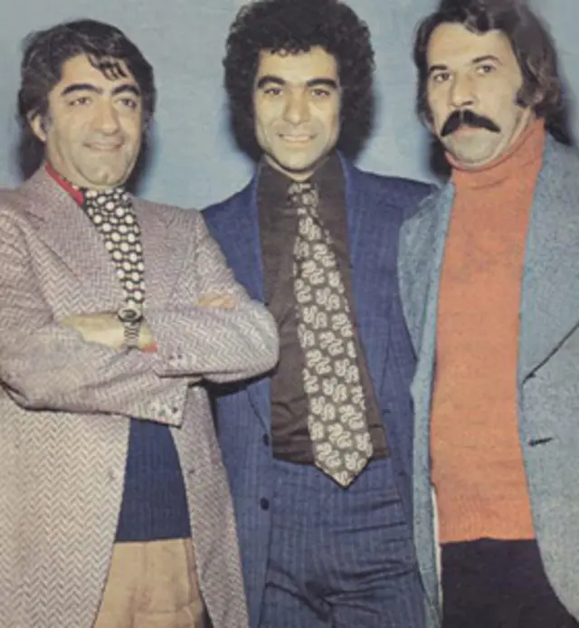 با بهروز وثوقی و عزت الله انتظامی