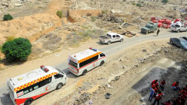 له داریا ښاره ایستل شوي ولسي وګړي د حکومت تر ولکې لاندې سیمې ته رسېدلي