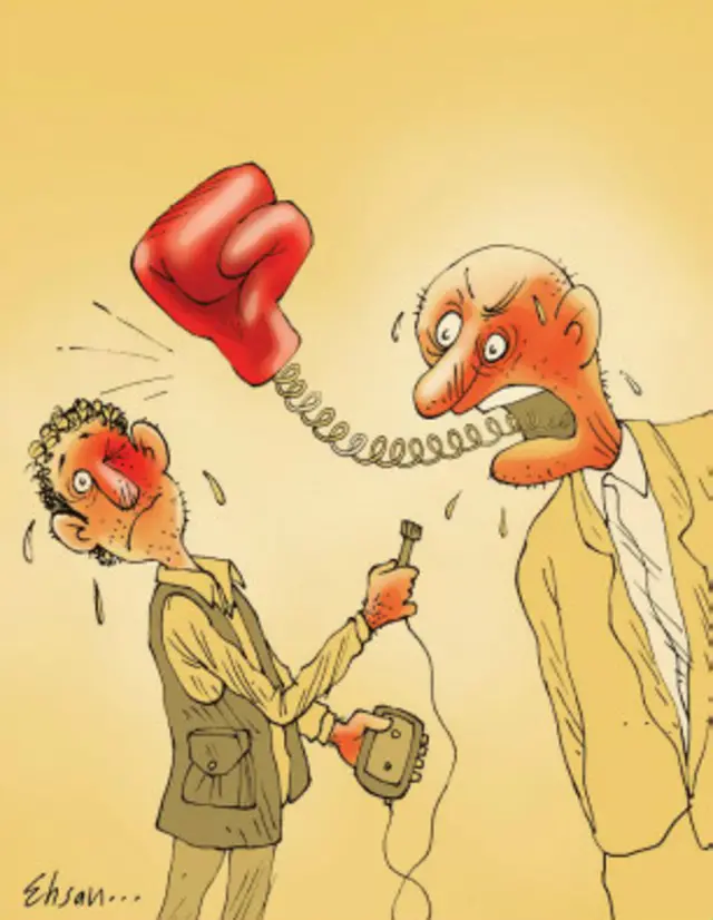 کارتون احسان گنجی، ابتکار