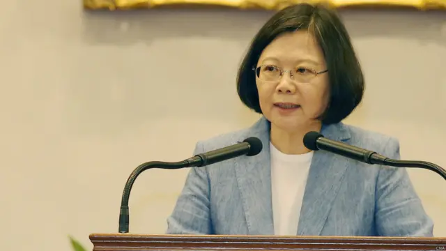 台湾总统蔡英文(资料照片)