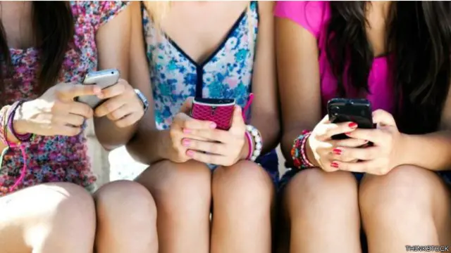 Girls social media