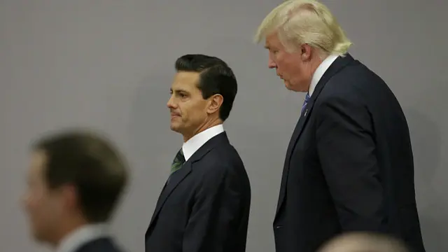 بينا نييتو: إن المكسيكيين يشعرون بالإهانة بعد تلك التصريحات، لكنني أحترم إرادة ا ترامب لبناء العلاقات بين البلدين