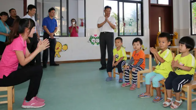 图为永兴学校2015年12月落成启用时所摄