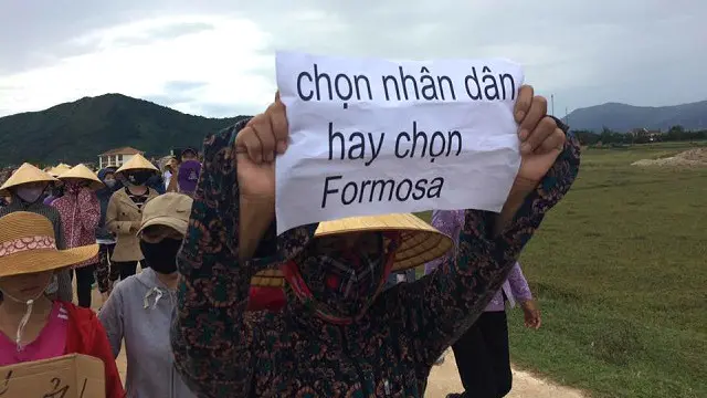 Cuộc biểu tình của người dân Hà Tĩnh hôm 1/9