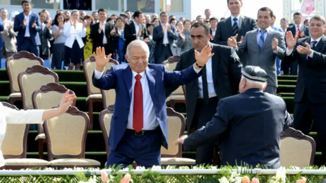 کریمف در حال رقص در مراسم نوروز سال گذشته