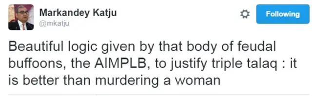 ट्रिपल तलाक पर ट्विटर में लोग बात कर रहे हैं