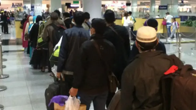 Sebagian besar calon haji Indonesia yang diberangkatkan melalui Filipina berasal dari Sulawesi Selatan.