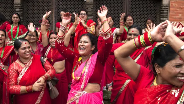 नेपाल में तीज के रंग