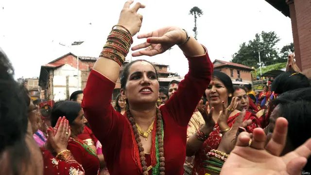 नेपाल में तीज के रंग