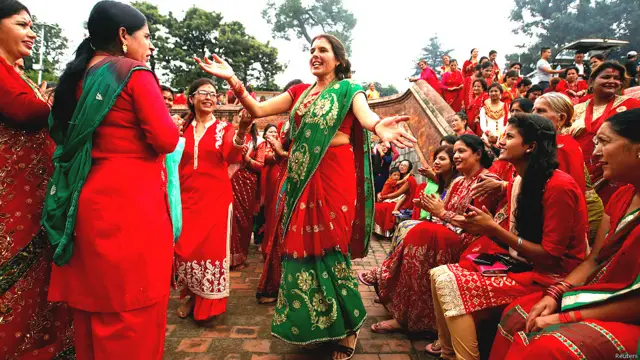 नेपाल में तीज के रंग