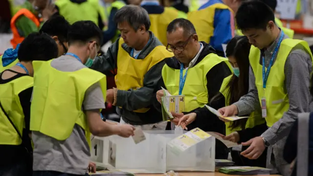 點票工作仍在進行，正式選舉結果尚未宣佈。