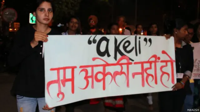 बलात्कार के ख़िलाफ़ बिहार मे विरोध प्रदर्शन