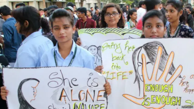 बलात्कार के ख़िलाफ़ प्रदर्शन