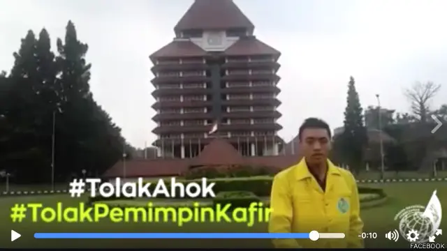 Kata-kata 'kafir' kerap dilontarkan terhadap Gubernur DKI Jakarta, Basuki Tjahaya Purnama alias Ahok.
