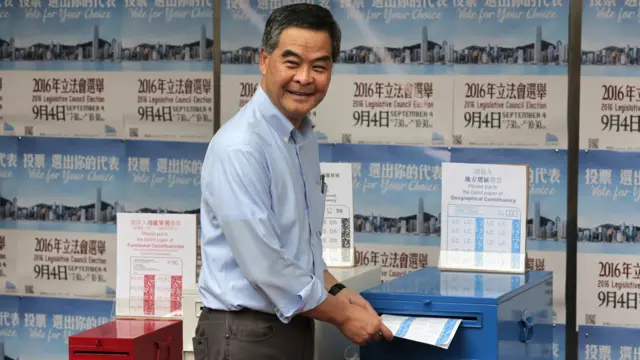 梁振英投票（4/9/2016）