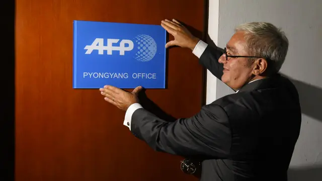 Chủ tịch AFP, Emmanuel Hoog tại Bình Nhưỡng