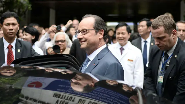 Ông Francois Hollande đã thăm TP HCM sau Hà Nội