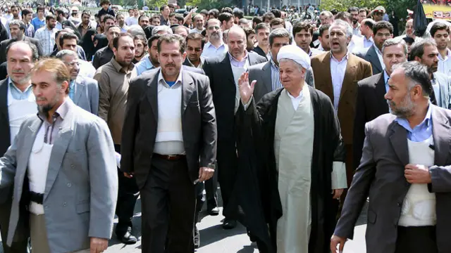 فرمانده نیروی هوافضای سپاه بدون نام بردن از اکبر هاشمی رفسنجانی از سخنان اخیر او انتقاد کرده و گفته است "اگر جرات دارند چند روز بدون محافظ تردد کنند"