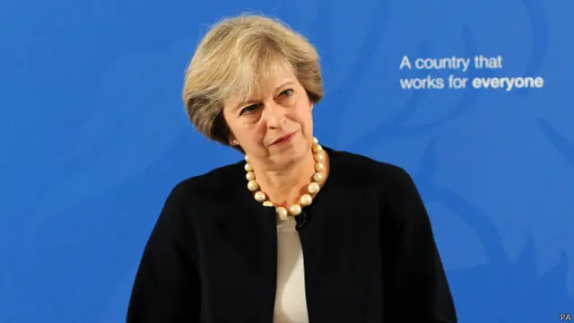 英国首相特雷莎·梅