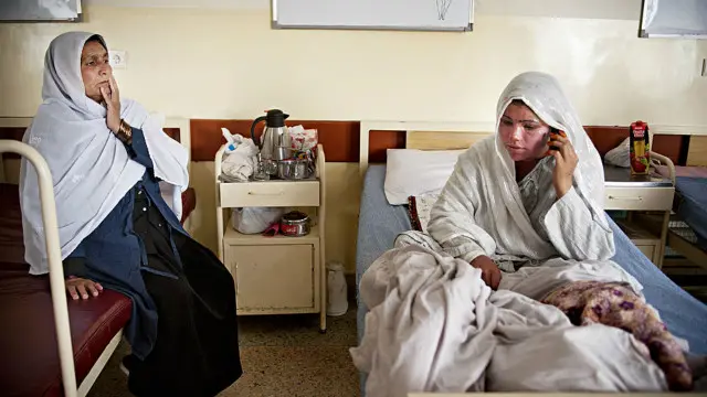 د ۲۵ کلنې دلبر د کابل روغتون کې درملنه وشوه