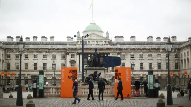 首屆倫敦設計雙年展現場薩默塞特宮（攝影：陳彥安）