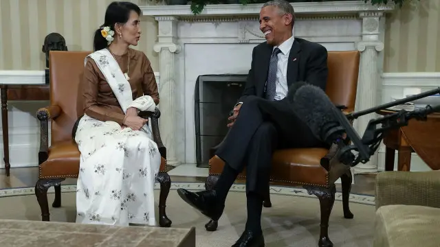 Suu Kyi dan Obama