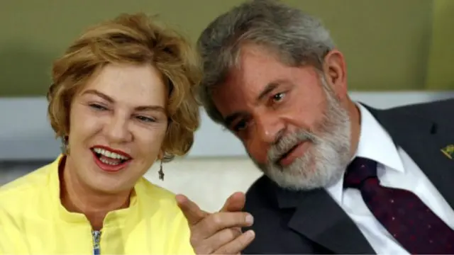 Lula da Silva dan istri.