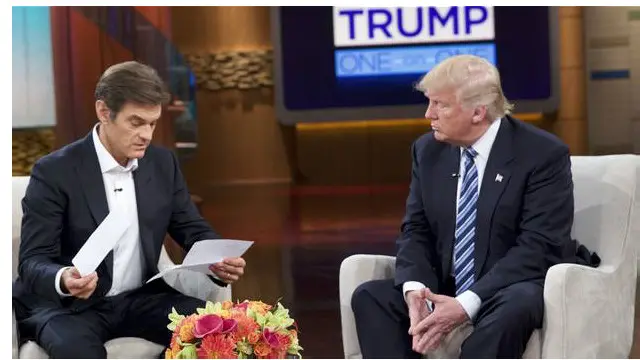 Ông Donald Trump lên chương trình The Dr Oz Show để nói về sức khỏe