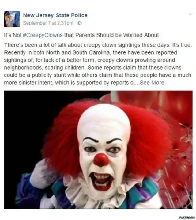 پولیس نے فیس بک پر یہ پیغام ڈالا ہے