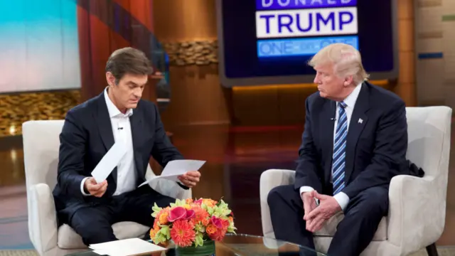 特朗普在電視節目上公開自己的醫生信