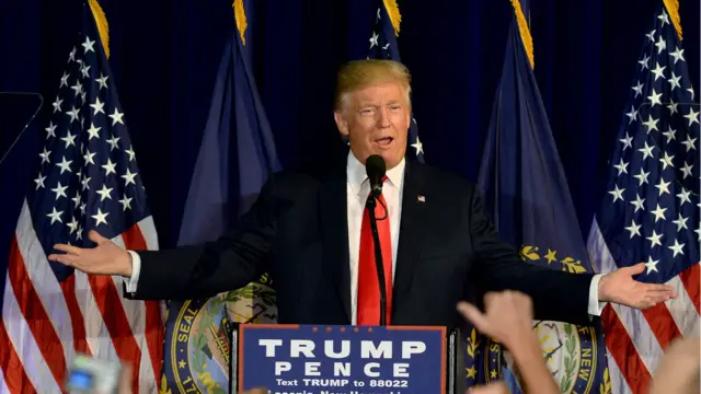 特朗普在演講中