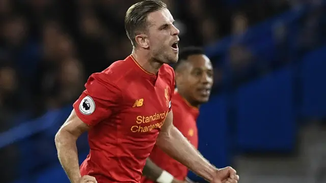 سجل جوردان هندرسن هدف ليفربول الثاني