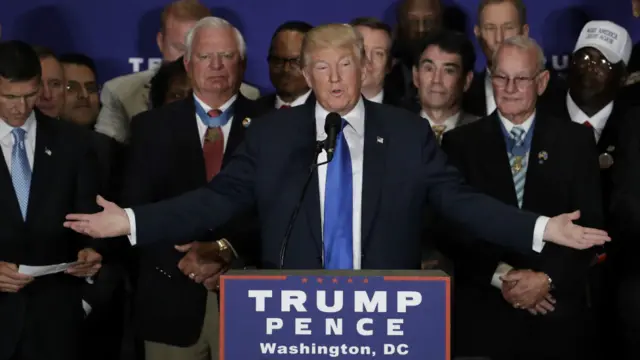 特朗普在华盛顿的演讲中