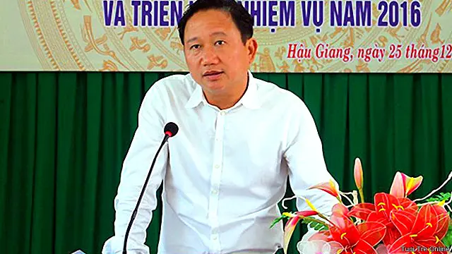 Ông Trịnh Xuân Thanh khi còn làm quan chức tại Việt Nam