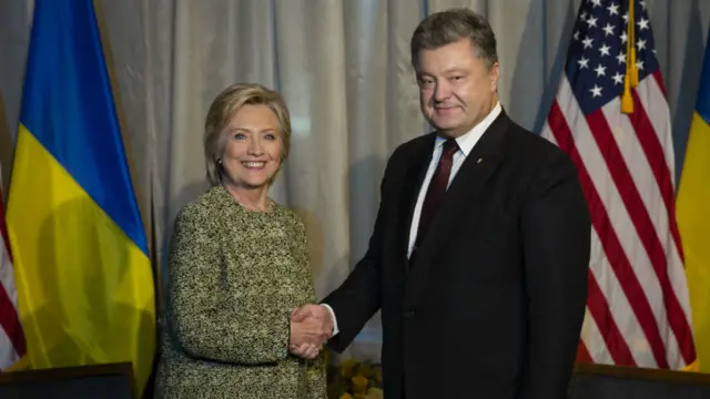 порошенко и клинтон