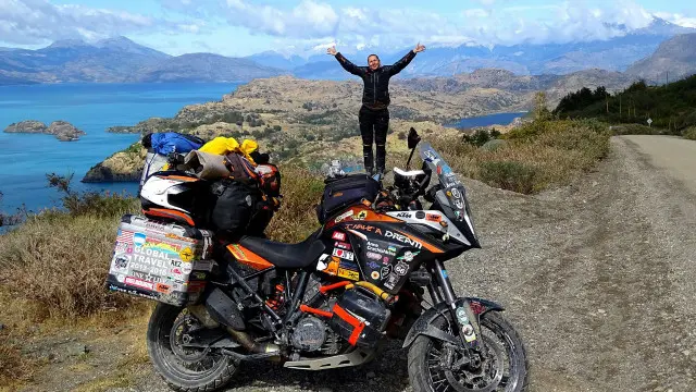 Анна Гречишкіна: коли я закінчу їхати - напевно тоді, коли втомлюся і у мене виникне бажання чогось іншого. Фото з дороги Карретера Аустраль у Чилі 