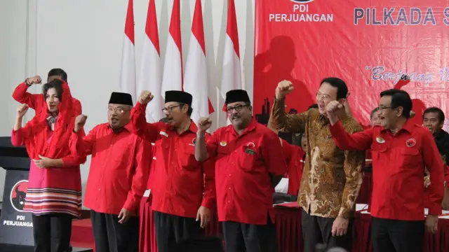 PDI-P menjadi partai keempat setelah Golkar, Hanura dan Nasdem yang memberikan dukungan pada kandidat cagub-cawagub, Ahok-Djarot, di pilkada DKI Jakarta 2017.