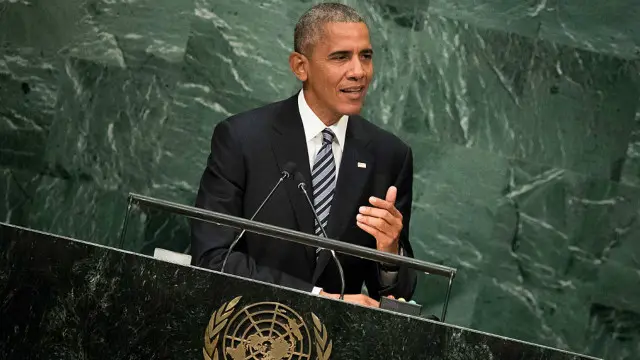 Барак Обама під час виступу на Генасамблеї ООН