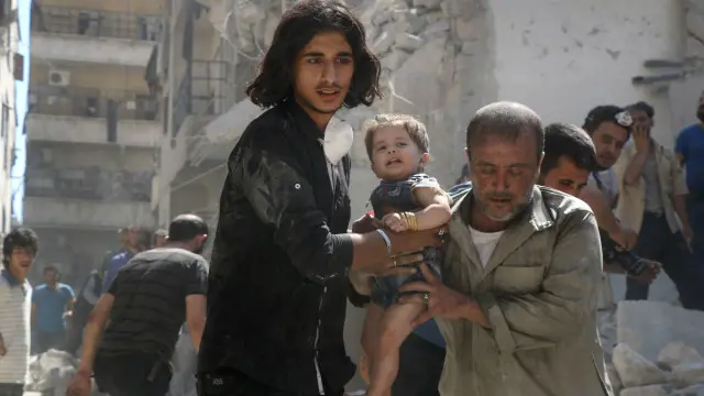 شام کی جنگ میں لاکھوں افراد بے گھر ہو گئے ہیں