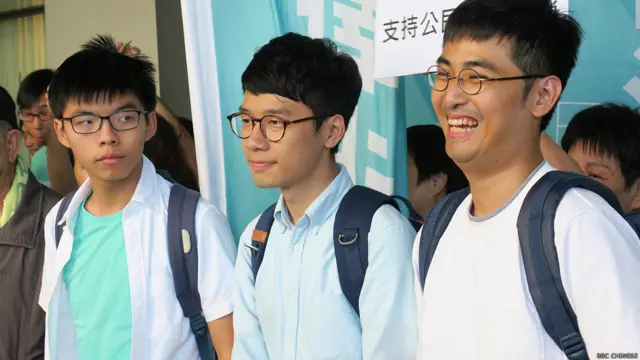Joshua Wong, Nathan Law và Alex Chow