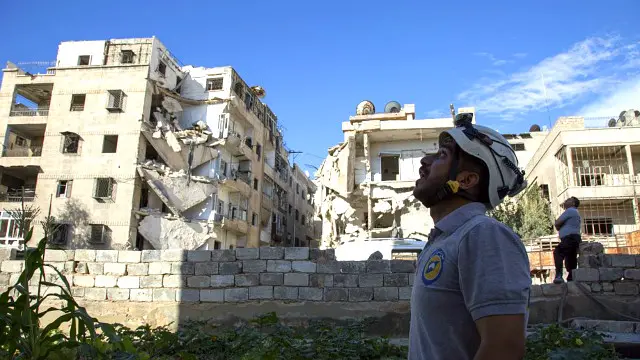 Vũ khí hạng nặng đã được sử dụng trong các cuộc không kích nhắm vào thành phố Aleppo