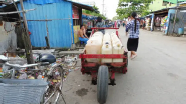 Hlaing Tharyar water