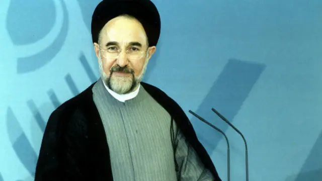 محمد خاتمی، رئیس جمهور ایران از سال ۱۳۷۶ تا ۸۴