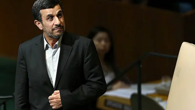 محمود احمدی نژاد از سال ۱۳۸۴ تا ۹۲ رئیس جمهور بود