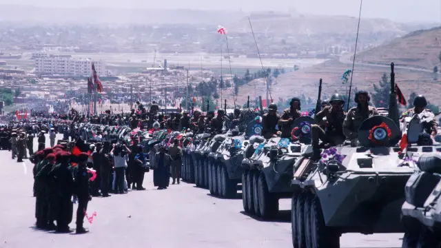 د شوروي ځواکونه له کابله د وتلو په حال کې